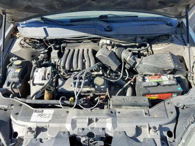 1FAFP55U22G186574 - 2002 FORD TAURUS SES TAN photo 7