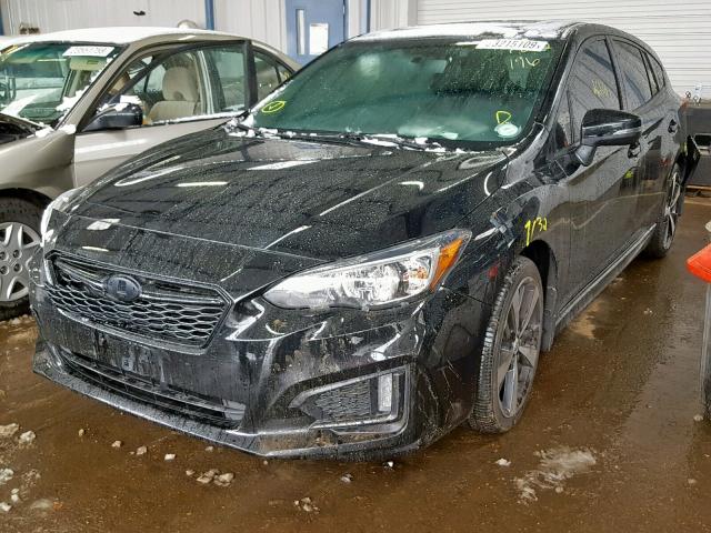 4S3GTAM63H3751890 - 2017 SUBARU IMPREZA SP BLACK photo 2