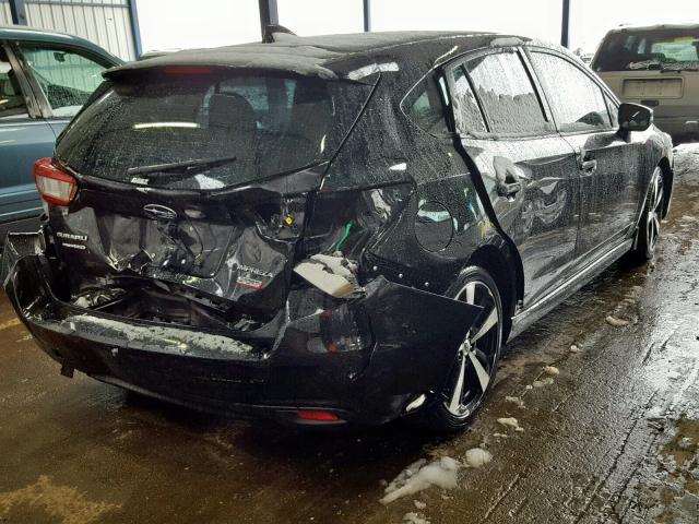 4S3GTAM63H3751890 - 2017 SUBARU IMPREZA SP BLACK photo 4