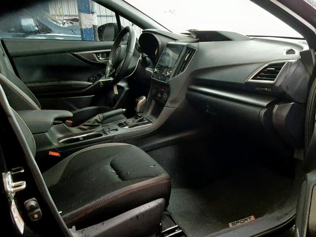 4S3GTAM63H3751890 - 2017 SUBARU IMPREZA SP BLACK photo 5