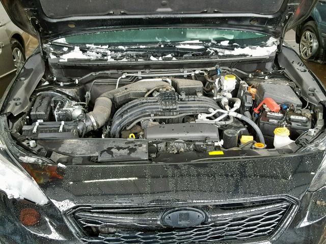 4S3GTAM63H3751890 - 2017 SUBARU IMPREZA SP BLACK photo 7