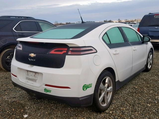 1G1RE6E42CU120511 - 2012 CHEVROLET VOLT WHITE photo 4