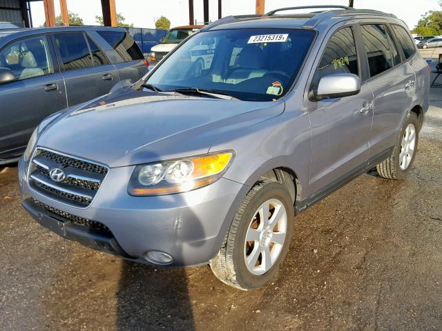 5NMSH13E47H109313 - 2007 HYUNDAI SANTA FE S GRAY photo 2