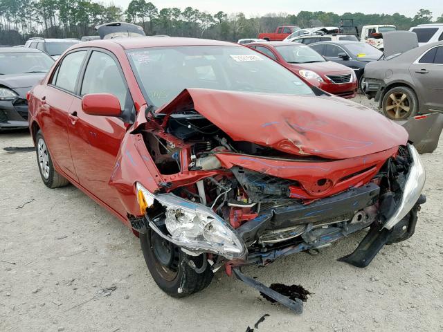 2T1BU4EE6BC647388 - 2011 TOYOTA COROLLA BA RED photo 1