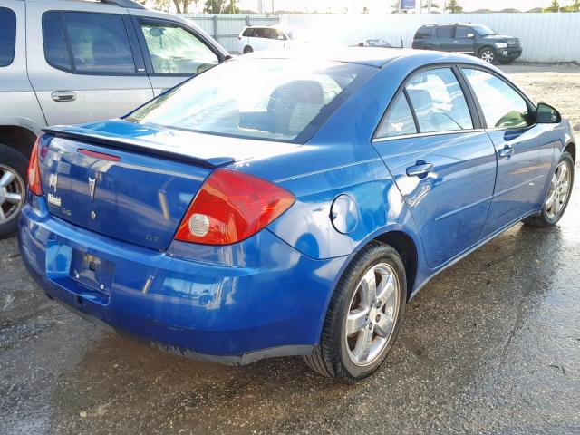 1G2ZH528654177723 - 2005 PONTIAC G6 GT BLUE photo 4