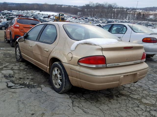 1C3EJ56H8WN258196 - 1998 CHRYSLER CIRRUS LXI GOLD photo 3