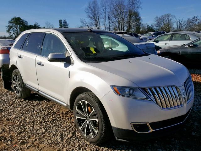 2LMDJ8JKXCBL18773 - 2012 LINCOLN MKX WHITE photo 1