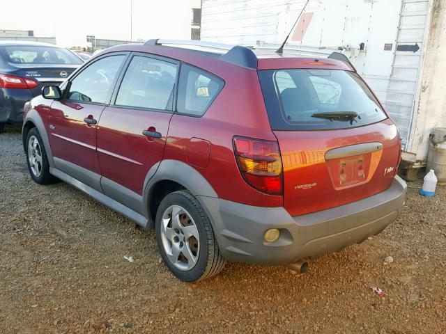 5Y2SL65848Z410891 - 2008 PONTIAC VIBE RED photo 3