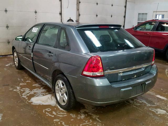 1G1ZT61836F253253 - 2006 CHEVROLET MALIBU MAX ნაცრისფერი ფოტო 3