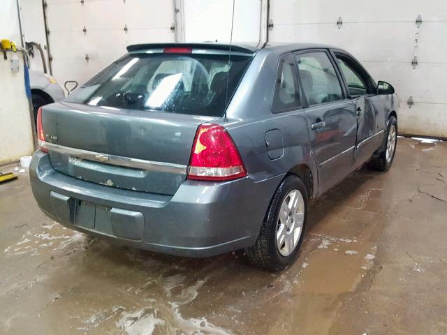 1G1ZT61836F253253 - 2006 CHEVROLET MALIBU MAX ნაცრისფერი ფოტო 4