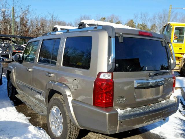 1J8HG58N66C141375 - 2006 JEEP COMMANDER BEIGE photo 3