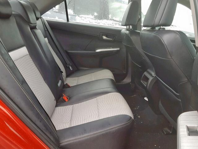 4T1BF1FK9CU607142 - 2012 TOYOTA CAMRY BASE Qırmızı foto 6