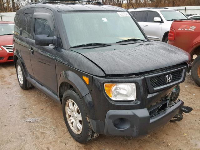 5J6YH28756L011988 - 2006 HONDA ELEMENT EX BLACK photo 1