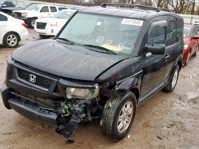 5J6YH28756L011988 - 2006 HONDA ELEMENT EX BLACK photo 2