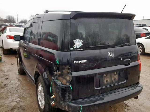 5J6YH28756L011988 - 2006 HONDA ELEMENT EX BLACK photo 3