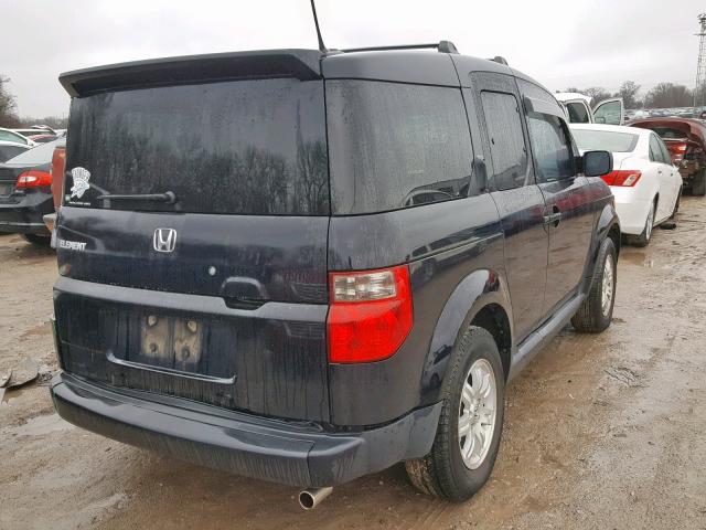 5J6YH28756L011988 - 2006 HONDA ELEMENT EX BLACK photo 4