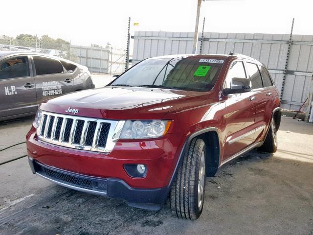 1C4RJECT2CC311570 - 2012 JEEP GRAND CHER RED photo 2