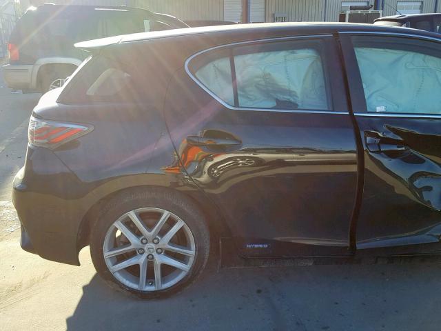 JTHKD5BH2F2220863 - 2015 LEXUS CT 200 BLACK photo 6