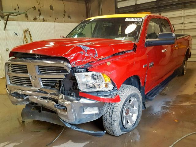 3C6TD5JT1CG113583 - 2012 DODGE RAM 2500 S RED photo 2