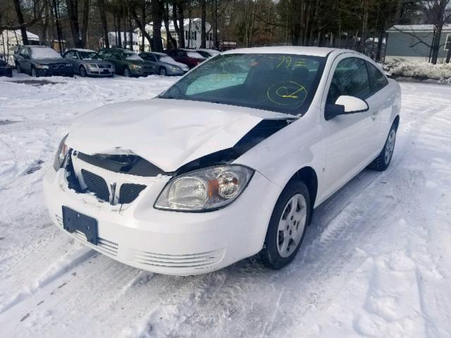 1G2AL18H497229074 - 2009 PONTIAC G5 WHITE photo 2