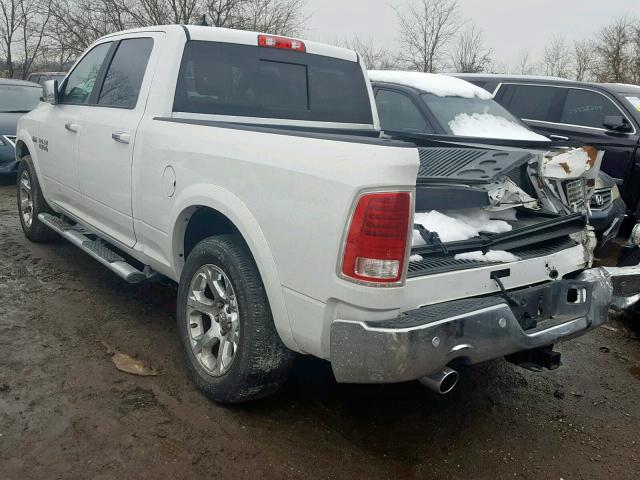 1C6RR7VT1GS419392 - 2016 RAM 1500 LARAM WHITE photo 3