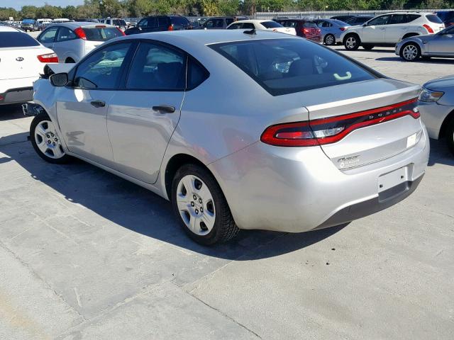 1C3CDFAA3DD241579 - 2013 DODGE DART SE SILVER photo 3