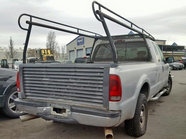 1FTNX20L44EA49606 - 2004 FORD F250 SUPER SILVER photo 4