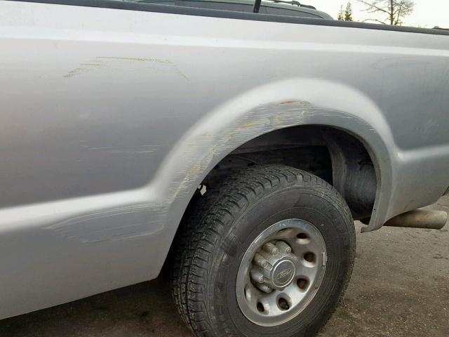 1FTNX20L44EA49606 - 2004 FORD F250 SUPER SILVER photo 9