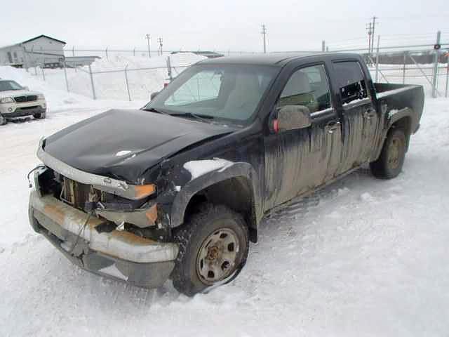 1GCDT13E578109989 - 2007 CHEVROLET COLORADO BLACK photo 2