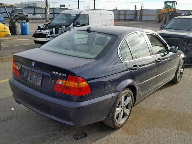 WBAEW53495PN39387 - 2005 BMW 330 XI BLUE photo 4