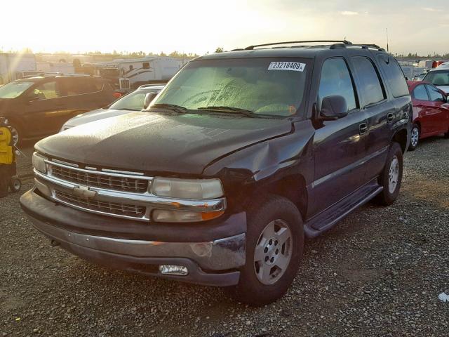 1GNEK13T61J162827 - 2001 CHEVROLET TAHOE K150 BLACK photo 2