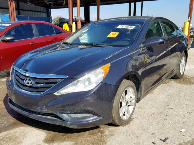 5NPEB4AC8BH148824 - 2011 HYUNDAI SONATA GLS BLACK photo 2