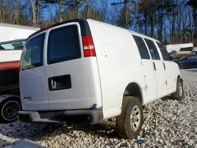 1GCSGAFX4C1132918 - 2012 CHEVROLET EXPRESS G1 WHITE photo 4