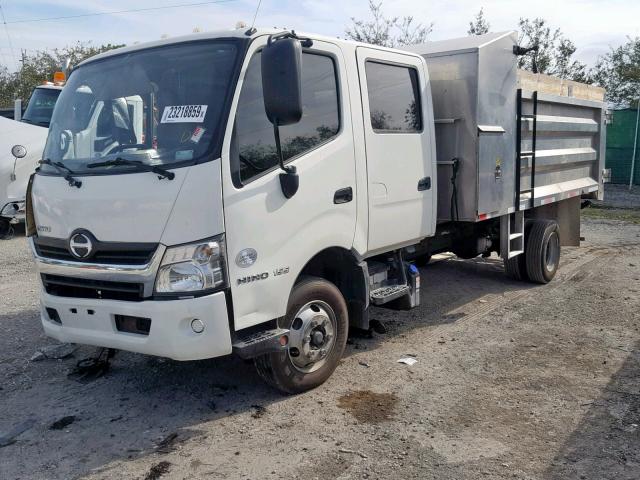 JHHPDM1H0GK003958 - 2016 HINO 155 WHITE photo 2