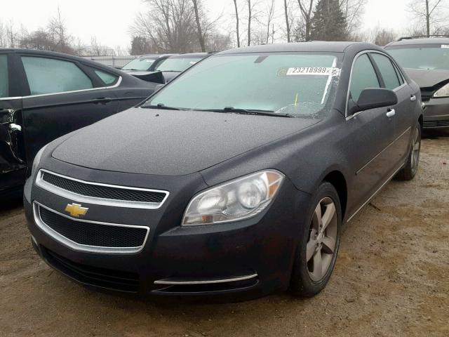 1G1ZC5E03CF324574 - 2012 CHEVROLET MALIBU 1LT BLACK photo 2