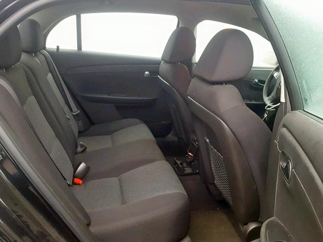 1G1ZC5E03CF324574 - 2012 CHEVROLET MALIBU 1LT BLACK photo 6