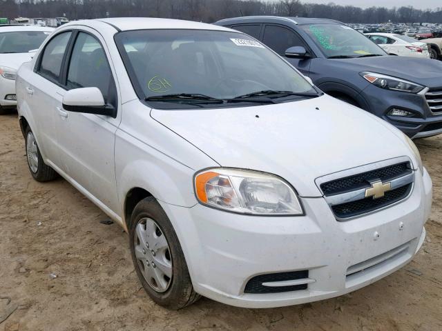 KL1TD5DE1BB251371 - 2011 CHEVROLET AVEO LS WHITE photo 1
