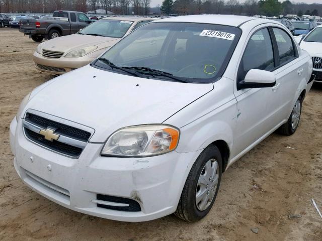 KL1TD5DE1BB251371 - 2011 CHEVROLET AVEO LS WHITE photo 2
