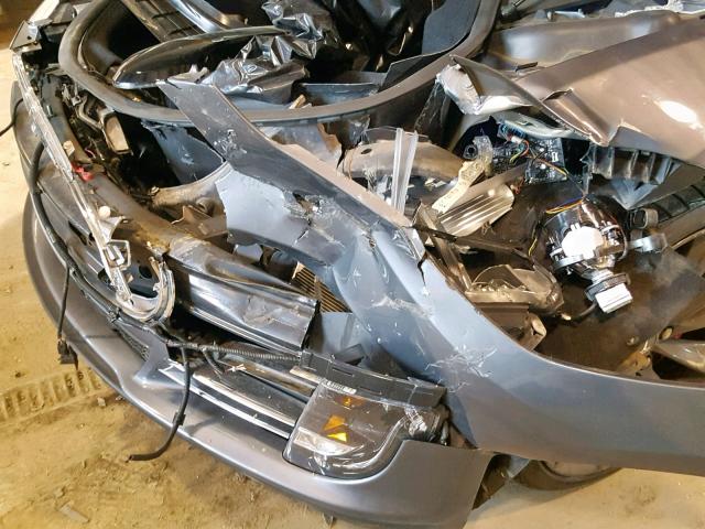 5YJSA1H18EFP36802 - 2014 TESLA MODEL S ვერცხლისფერი ფოტო 9