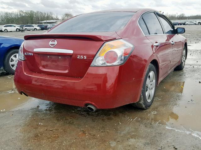 1N4AL21E87N455408 - 2007 NISSAN ALTIMA 2.5 勃艮第红 照片 4