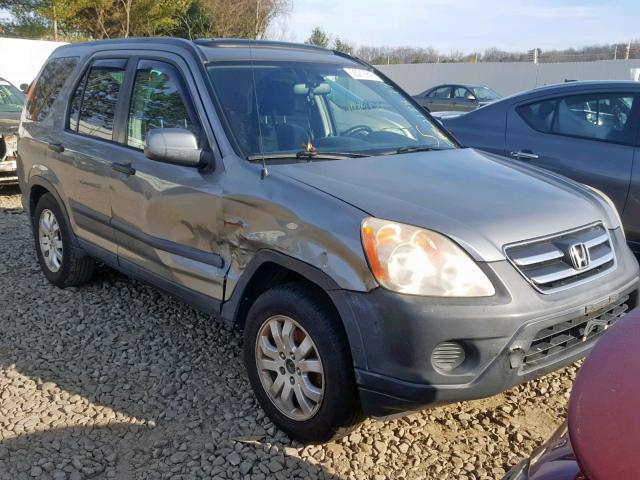SHSRD78895U347357 - 2005 HONDA CR-V EX GRAY photo 1