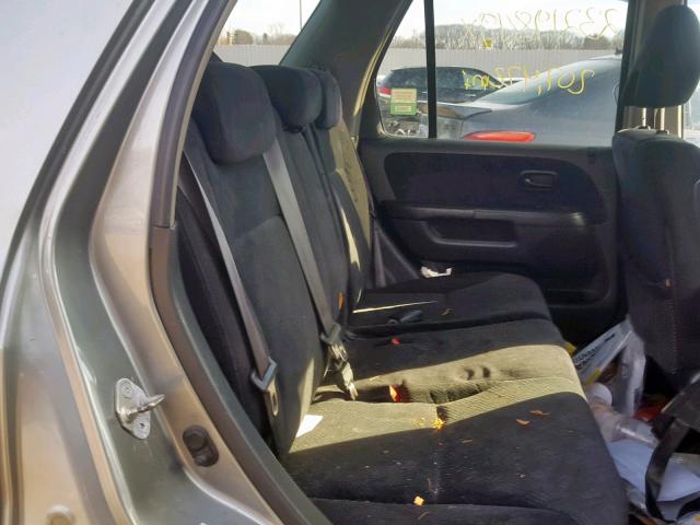 SHSRD78895U347357 - 2005 HONDA CR-V EX GRAY photo 6