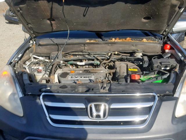 SHSRD78895U347357 - 2005 HONDA CR-V EX GRAY photo 7