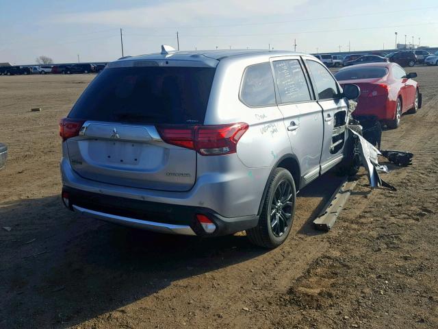 JA4AZ2A30HZ059601 - 2017 MITSUBISHI OUTLANDER SILVER photo 4