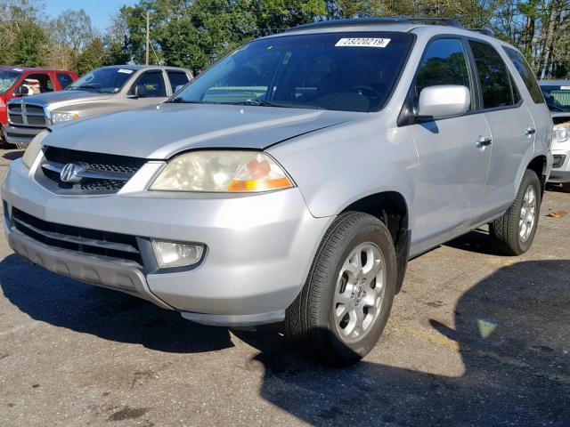 2HNYD18692H525802 - 2002 ACURA MDX TOURIN SILVER photo 2