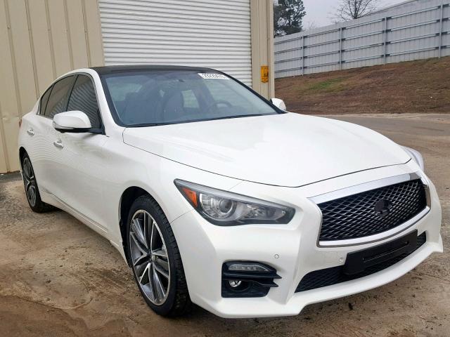 JN1BV7AR7EM689005 - 2014 INFINITI Q50 BASE WHITE photo 1