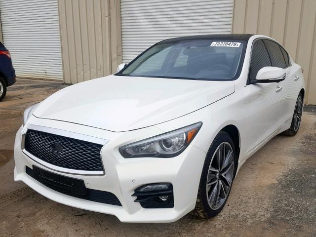 JN1BV7AR7EM689005 - 2014 INFINITI Q50 BASE WHITE photo 2