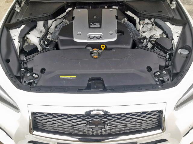 JN1BV7AR7EM689005 - 2014 INFINITI Q50 BASE WHITE photo 7