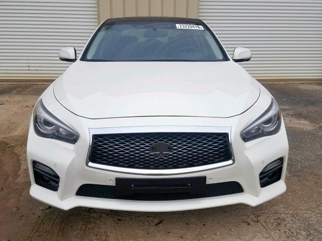 JN1BV7AR7EM689005 - 2014 INFINITI Q50 BASE WHITE photo 9