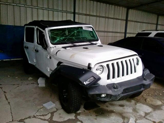 1C4HJXDG5JW155092 - 2018 JEEP WRANGLER U WHITE photo 1